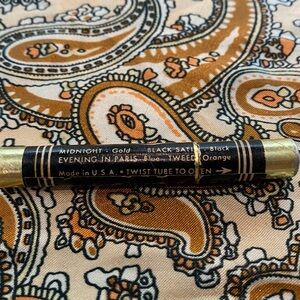 Tupperware Gold and Black Lipstick Tube